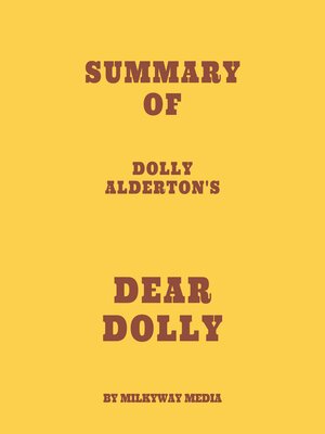 cover image of Summary of Dolly Alderton's Dear Dolly